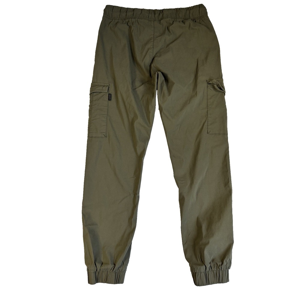 Ring Of Fire Men's Med Army Green Cargo Joggers Gorpcore Utility Streetwear - Picture 2 of 7